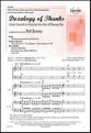 Doxology of Thanks SATB choral sheet music cover